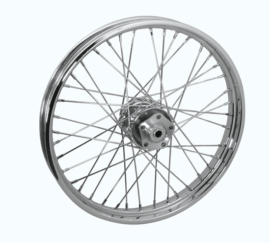 V-Factor 40 Spoke Wheel 21 X 2.15 Fxst Fxdwg 1984 / 99 Front Chrome Hub & Rim Tubeless Sealed