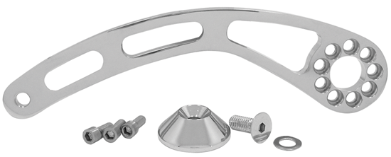 Shift Arm & End Cap W / Hardware Chrome Plated Replacement Parts Fits #45889 And #45890 Forward Controls