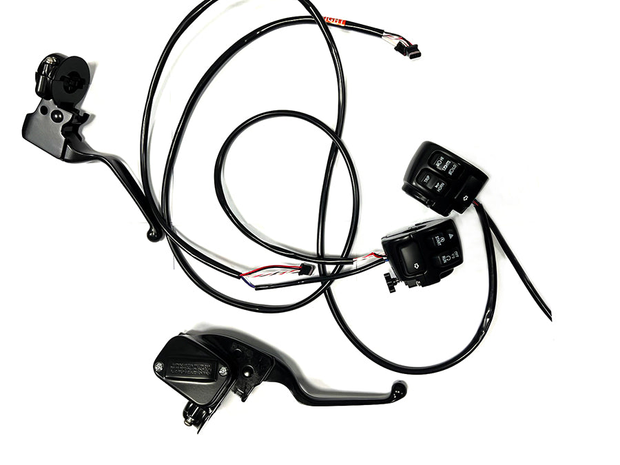 Handlebar Control Kit Black 2018 / 2020 FLST 2018 / 2020 FXST 2015 / 2017 FLST without cruise control, except FLSS, FLSTFBS