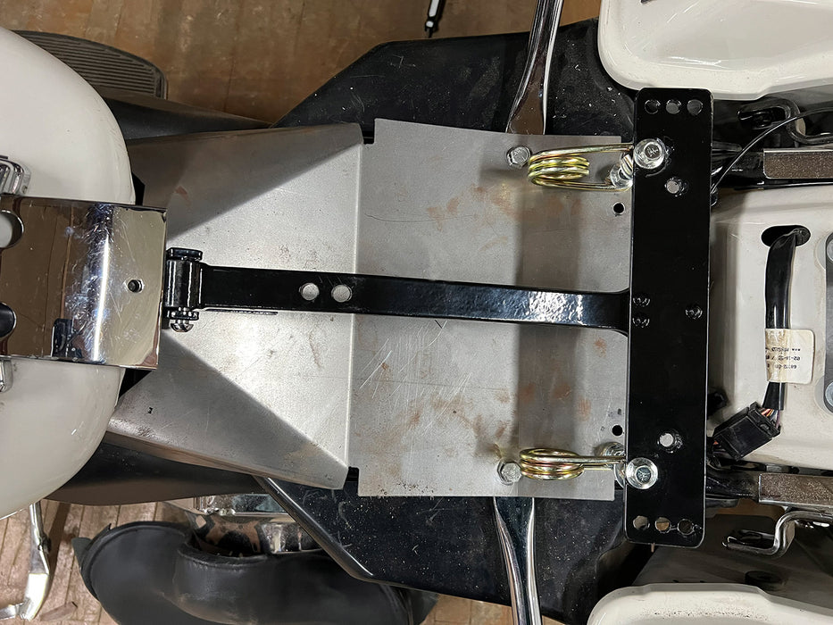 Seat Base Mount Plate Black 2008 / UP FLT