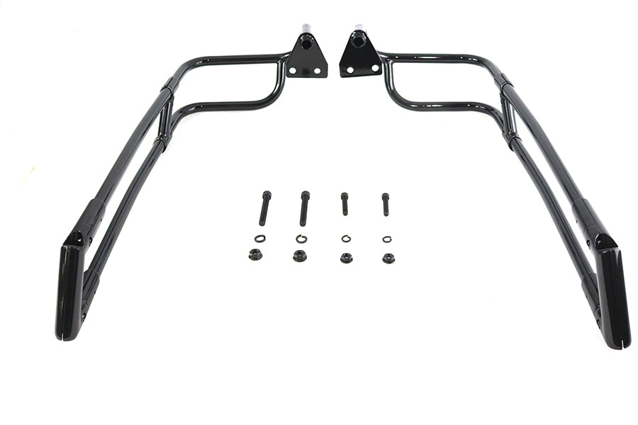 Black Saddlebag Rail Set 2014 / UP FLT except FLHRC, FLHRSE, FLHXSE and FLTRXSE models