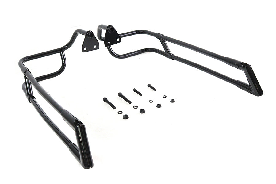 Black Saddlebag Rail Set 2014 / UP FLT except FLHRC, FLHRSE, FLHXSE and FLTRXSE models