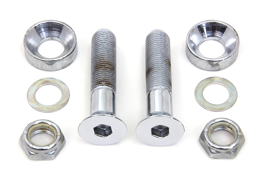Lower Shock Mount Kit Chrome 1991 / 2017 FXD