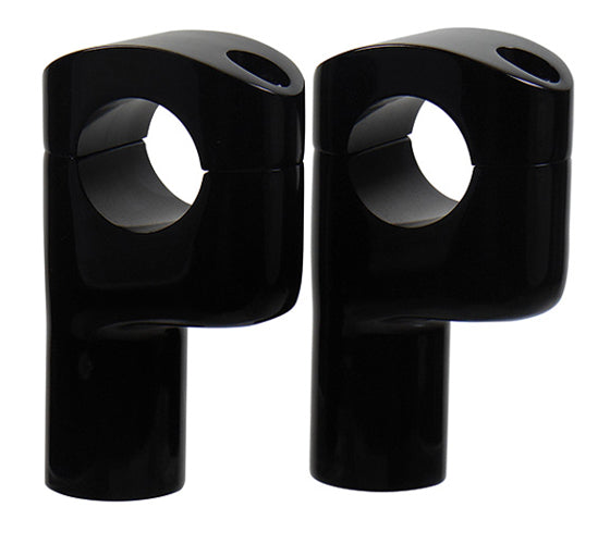 3" Offset Risers Black Fxdwg 2006 / Later W / 1-1 / 4" Bars Use 1 / 2-13 Riser Bolts