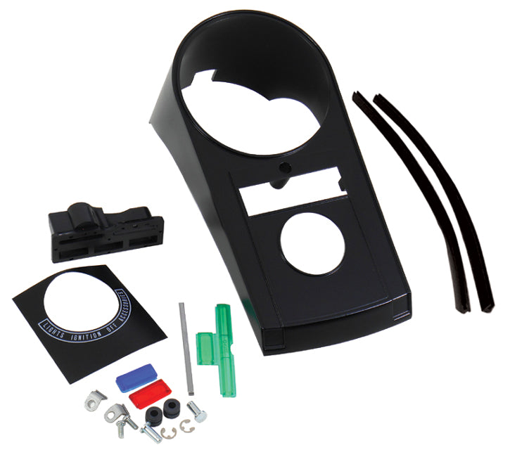 Instrument Panel Cover Black Big Twin 4 Spd 68 / Later Softail 84 / 90 Replaces HD 71241-68B