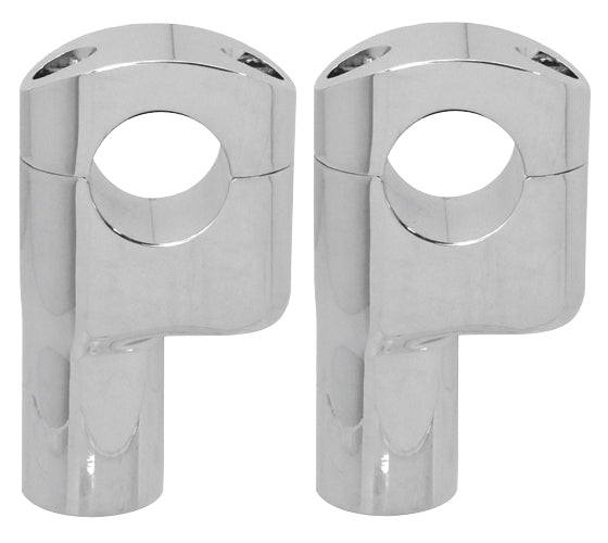 3" Offset Risers Chrome Plated Fxdwg 2006 / Later W / 1-1 / 4" Bars Use 1 / 2-13 Riser Bolts