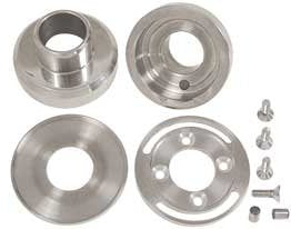 Head Cups W / Internal Fork Stop Big Twin W / Custom Lower Fork Bracket Inc Mounting Screws Stainless Steel