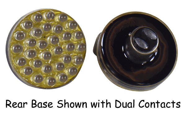 Led Bulb 31 Leds Amber Turn Signal / Marker Light Dual Contact Replaces #1156 Base