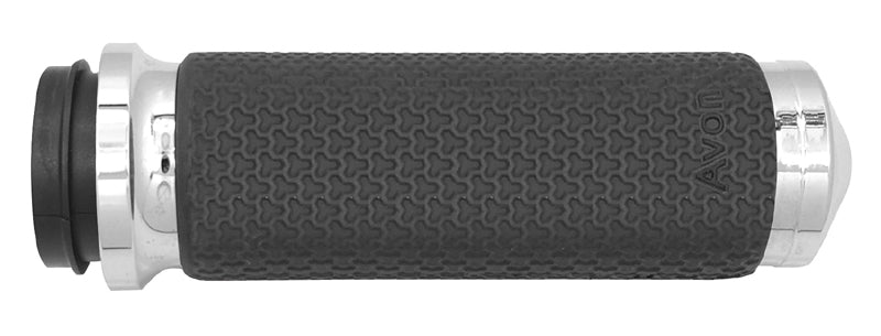 Hand Grips Memory Foam Chrome Fits Fly-By-Wire Mf-63-Ch-Fly