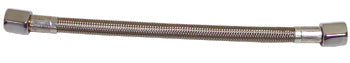 Universal Oil Line Stainless Steel Braided 7" Hose W / Female Chrome Swivel Fitting Goodridge Vtol-007