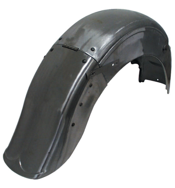 Rear Fdr Smooth Style Hinged FL 4 Spd 1958 / Later W / O Tail- Light Mounting Holes - Unpainted