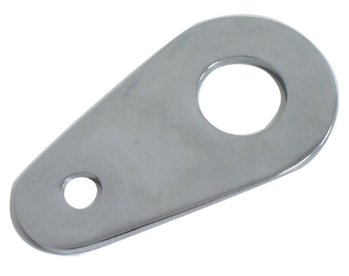 Switch Mounting Plate Ignition Universal 3 / 4" Switch Hole & 5 / 16" Mounting Hole Chrome