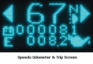 Digital Spdo / Tach Rd Style 3000 Series Fits Most Models Dakota Digital MFG# Hly-3015