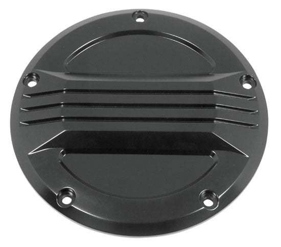 V-FACTOR BLACK DERBY COVER FOR HARLEY DAVIDSON TOURING MODELS 216/LATER