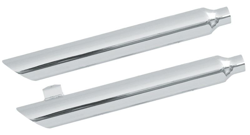 Mufflers Rush Chrome 3"Od Fits 2008-2016 Fxdf Fxdwg (Except Switchback) 2.25" Baffle