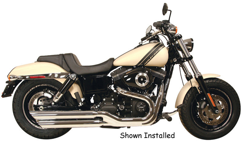 Mufflers Rush Chrome 3"Od Fits 2008-2016 Fxdf Fxdwg (Except Switchback) 2.25" Baffle