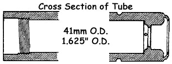 Fork Slider Tubes Stk FL L77 / 84 4"Os FLT 80 / 83 Fxwg 80 / 84 Rpl 45825-77A 45417-80....Xa-0