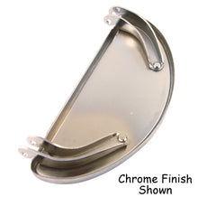 Load image into Gallery viewer, Footboards Early Style Black Big Twin 4 Speed 1940 / 1984 Halfmoon Style 10" Mount