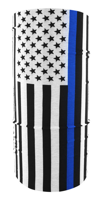 Motley Tube Thin Blue Line 100% Soft Polyester Zanheadgear T159