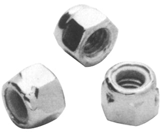 Hex Nut W / Nylon Insert 7 / 16-20 7 / 16-20 Unf Thread Chromed Pk 10 Colony Nl-504