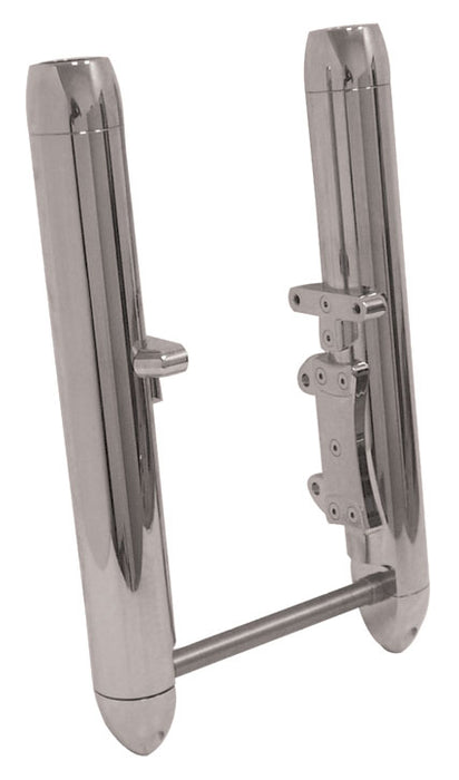 Fr Fork Lower Legs Torpedo Fxst 84 / 99 Fxwg 85 / 86 Fxdwg 93 / 99 Dual Disc 41Mm Chrome