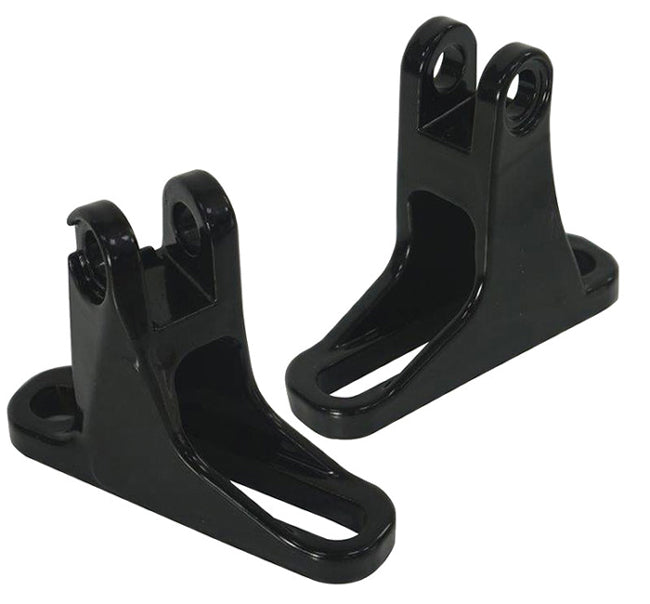 Pasenger Footpeg Brackets Black Touring Models 1993 / Later* Uw Male Mount Footpegs