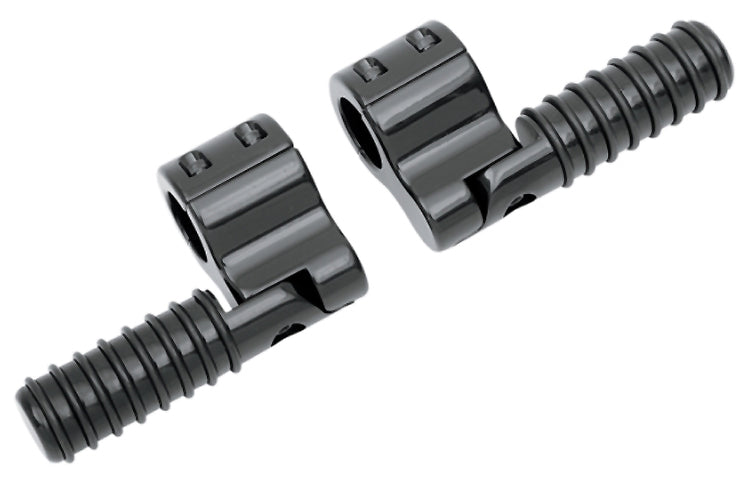 Footrests O-Ring Style Fits All 1-1 / 4" Bars Black Lindby Fold Up Bl810