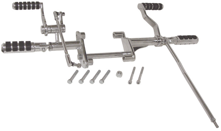 Steel Forward Controls Chrome Sportster 1987 / 2003 With Pegs