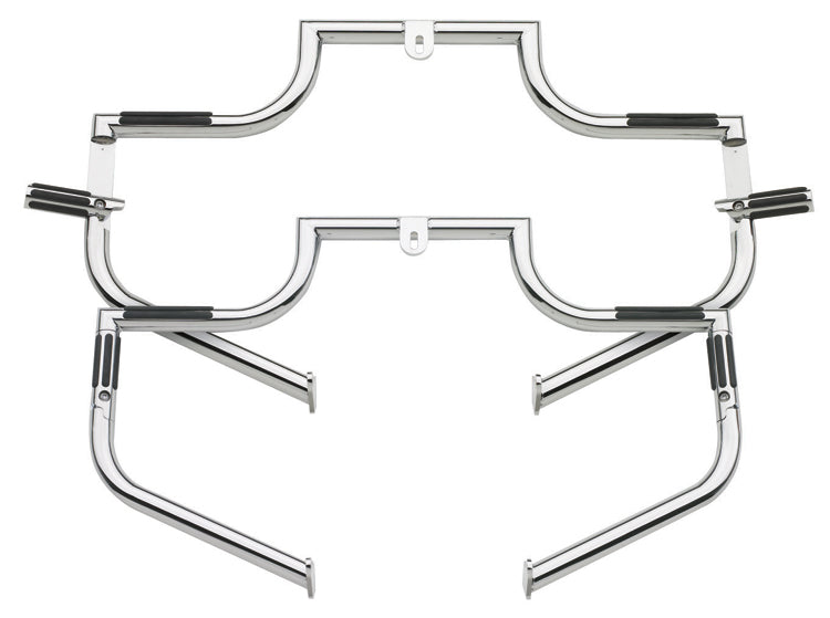 Engine Guard Highway Bar Chrome Plated Fits 00 / Later Flst Flstf Flstn Slim Twinbar Style W / HDwr