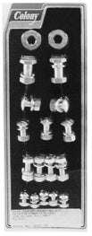 Clamp Frame Heavy Non-Slip 3 Piece 1-1 / 4" Id 1 / 2" Mounting Hole Black Finish