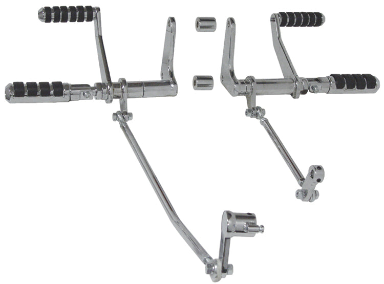 Steel Forward Controls Chrome Sportster 1957 / 1974 With Pegs
