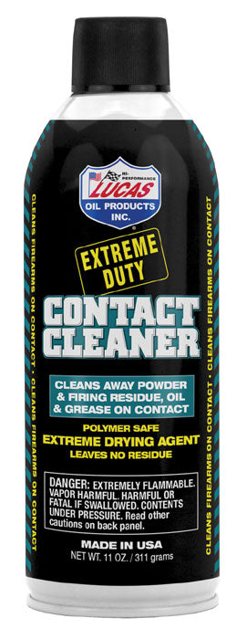 Extreme Duty Contact Cleaner Cleans Firing Residue Oil And Grease Polymer Safe 11Oz#10905