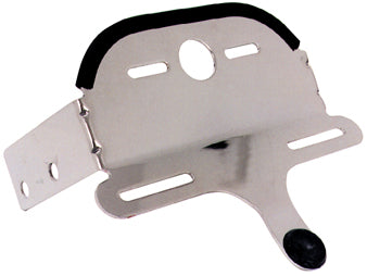 Taillight / License Mount Custom Fxwg Fxst 80 / 99 W / 7" Wide Fdr Chrome Plated Steel