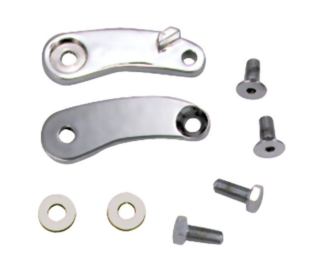 Turn Signal Relocation Kit Chrome Plated Fxsts 1988 / 2006 W / Hardware . Chrome Plated