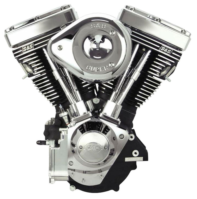 Engine S&S V111 Complete Black With Chrome Billet 84-99 Big Twin 106-5704