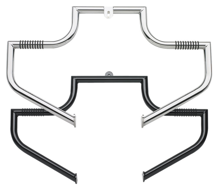 Engine Guard Highway Bar Chrome Plated Fits 91 / Later Dyna W / Mid Controls Linbar Style W / Hardware 105-1