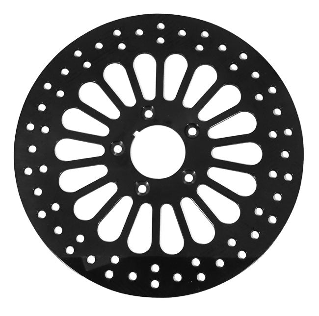 Super Spoke Brake Disc Big Twin & Sportster 84 / Later Front 11.5"Od Black 44136-92 & 44156-00