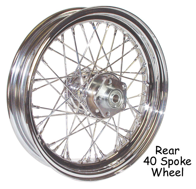 V-Factor 40 Spoke Wheel 16 X 3.00 All Models 79 / 99 (Except FLT)