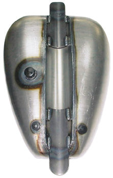 Ribbed Mustang Tank Custom Applications Raw Tank W / Screw Type Gas Bung