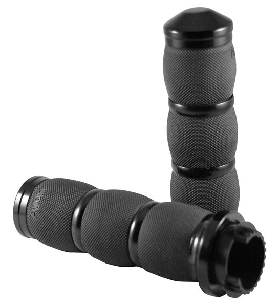 Hand Grips Air Cushioned Black Anodized Any Models W / Exterior Cables Air-90-Ano
