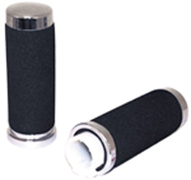 Hb Grip Set W / Throttle Control S / D All Mdle 1974 / Later W / Exterior Cables Comfort Touch W / Chrome Plated Ends