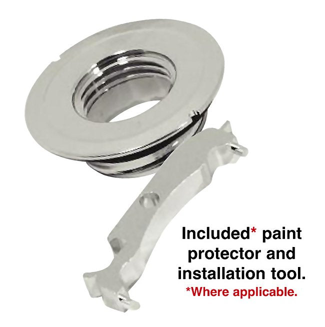 Gas Cap Essential Chrome Plated Billet Fits 82 / Later Non-Vented W / Paint Protector & Tool