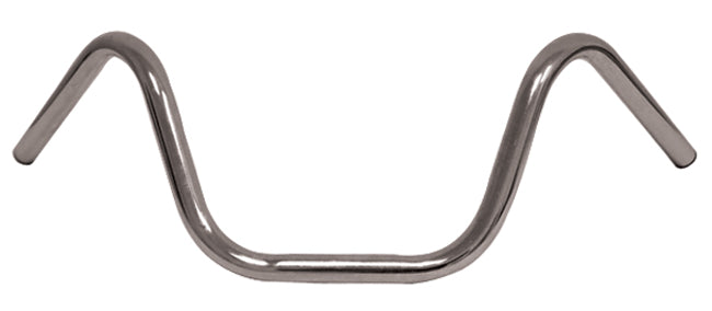 Handlebar Custom Med Buckhorn 1982 / Later 28"Wide X8-1 / 2" Rise X 9-1 / 2"Pull Back 6"Ctr Width Cp