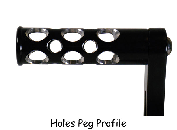 Billet Forward Controls Black Big Twin 4 Speed 58 / 86 Softail 86 / 99 Hole Footpegs