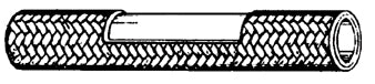 Clear Coat Stainless Steel Brake Hose Fr 20.25" See Catalog *N* For App Replaces HD 45121-77 M#R08908S