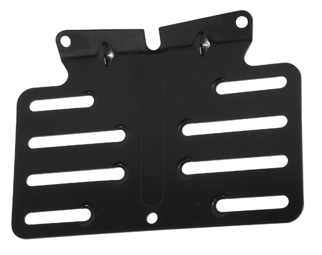 Steel License Plate Brkt Black Touring Models 2009 / Later* Replaces HD 69380-09Bhp