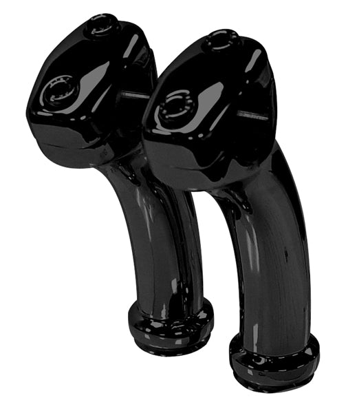 Deuce Style Handlebar Risers Fxstd 2000 / Later* & Custom Use Black Uw 1 / 2-13 Mounting Bolts