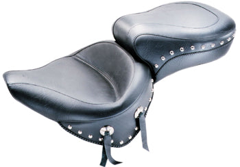Mustang Wide Studded Seat Fits Softail 2000 / 2006 Front 17.5" Rear 14" MFG#75072