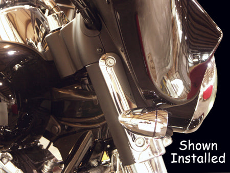 Front Bullet Ts Mounts Chrome Touring Models 1996 / 2013 Will Not Fit Road King