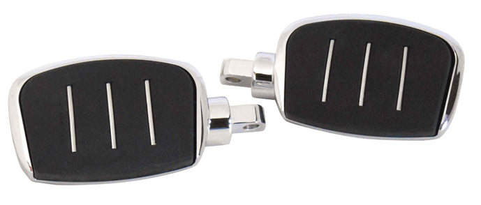 Mini Floorboards 3" Tall Male Mount Chrome Plated